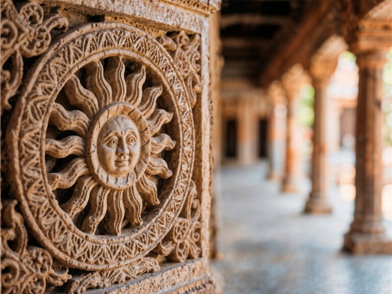 intricate-sun-carving-ancient-stone-architecture